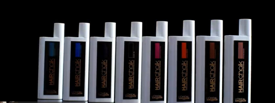 les couleurs Hairchalk maquillage cheveux Loreal