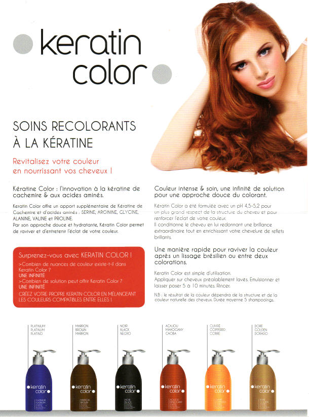 Soin keratin color à Vaux sur Seine 78